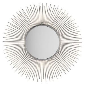 Specchio da parete tondo ø80 cm in color argento CILLY Beliani