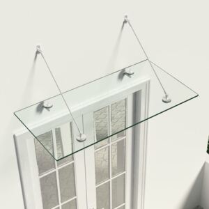 VIDAXL - Tenda Da Sole Retrattile Manuale 400 Cm A Strisce Blu E Gialle