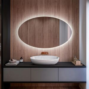 Specchio da bagno su misura L100 lucido