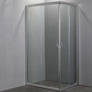 Box doccia doppia porta scorrevole cristallo 6mm easy