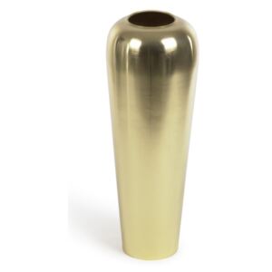 Kave Home - Vaso Catherine in metallo dorado 64,5 cm