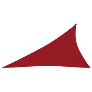 VidaXL Parasole a Vela Oxford Triangolare 3x4x5 m Rosso