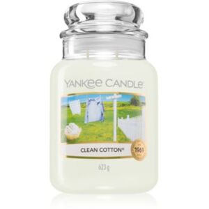 Yankee Candle Clean Cotton candela profumata Classic grande 623 g