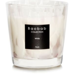 Baobab White Pearls candela profumata 8 cm