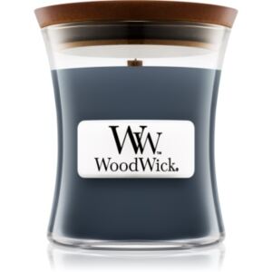 Woodwick Evening Onyx candela profumata con stoppino in legno 85 g