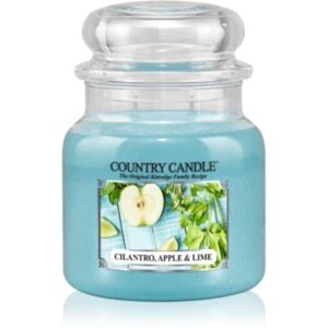 Country Candle Cilantro, Apple & Lime candela profumata 453 g