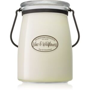 Milkhouse Candle Co. Creamery Lilac & Wildflowers candela profumata Butter Jar 624 g