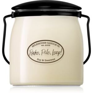 Milkhouse Candle Co. Creamery Rake, Pile, Leap! candela profumata 454 g