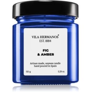 Vila Hermanos Apothecary Cobalt Blue Fig & Amber candela profumata 150 g