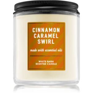 Bath & Body Works Cinnamon Caramel Swirl candela profumata I 198 g
