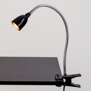 Trio - Lampada con morsetto LED PRETO LED/4,1W/230V