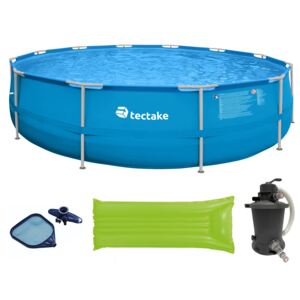 Tectake 403825 piscina merina - blu